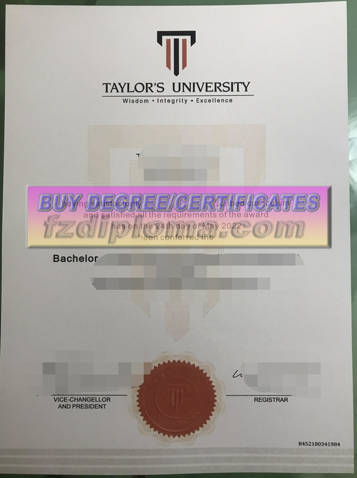 Best Fake Taylor’s University Diploma: How to Choose the Perfect One