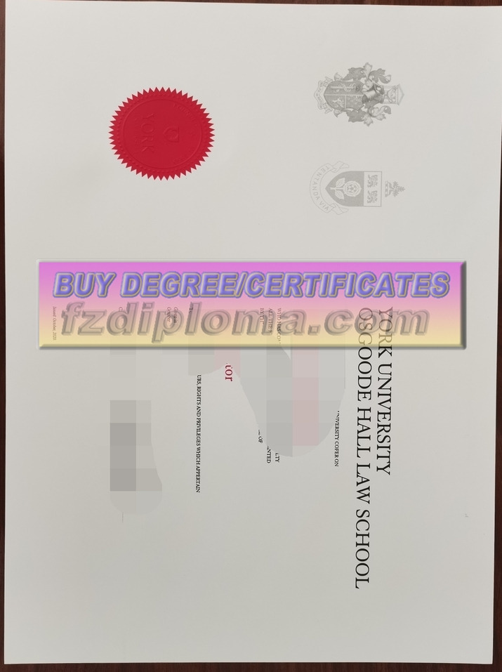 Best Fake: Where to Order a Fake Osgoode Hall Law School Degree