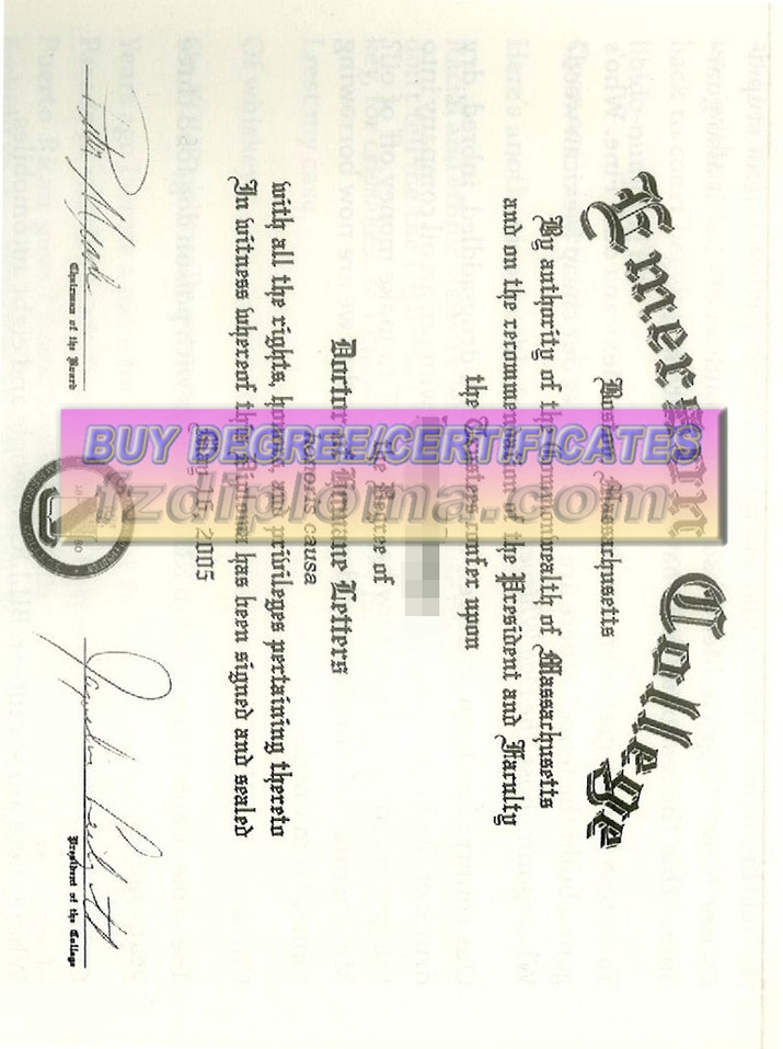 Buy Fake Emerson College Degree: Is It Worth the Risk?
