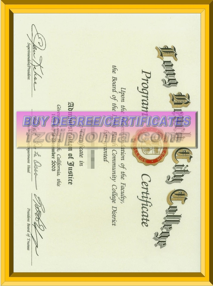 Buy Fake Long Beach City College Degree: Is It Worth the Risk?