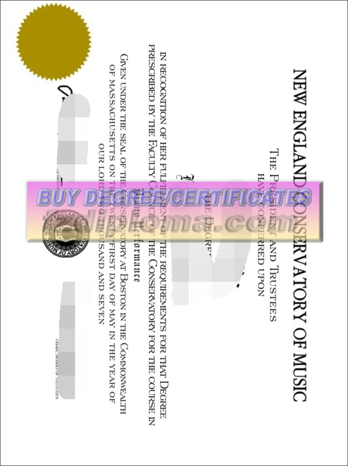 Buy Fake New England Conservatory of Music Diploma: A Comprehensive Guide