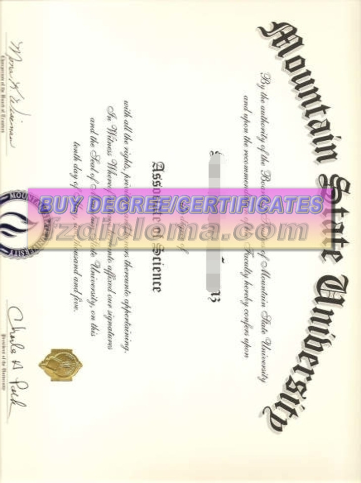 Buy Online Mountain State University Diploma: A Comprehensive Guide