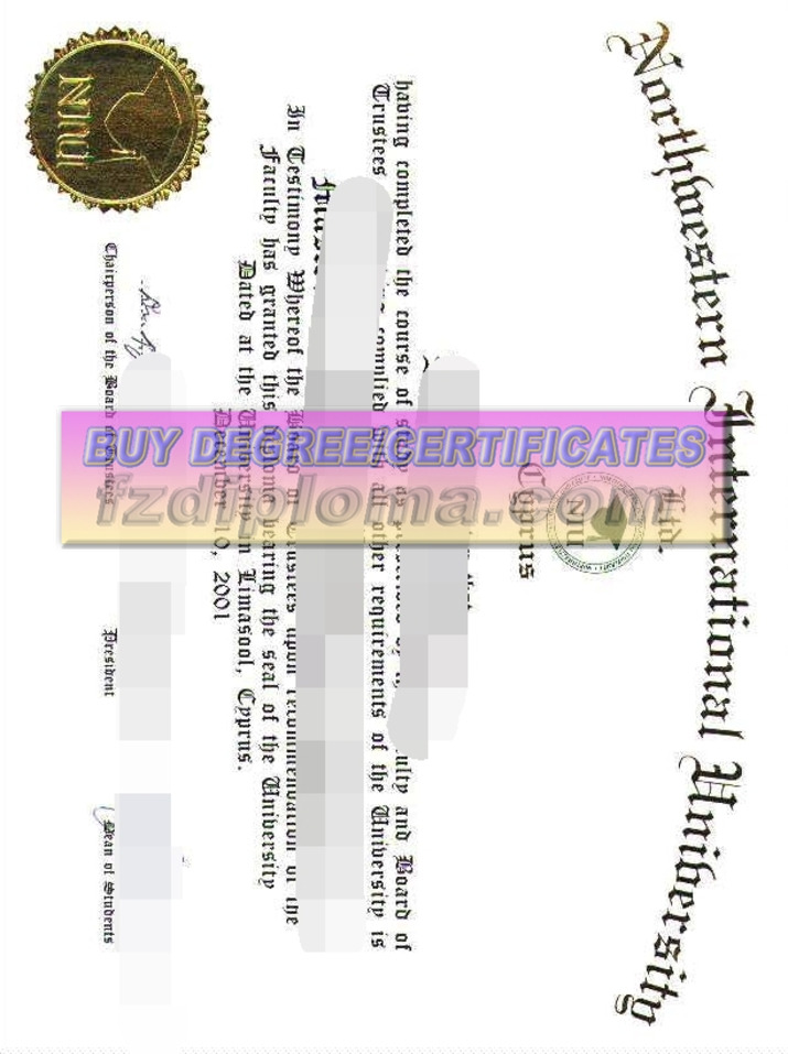 Buy Online: Northwest International University Diploma - Your Path to Success