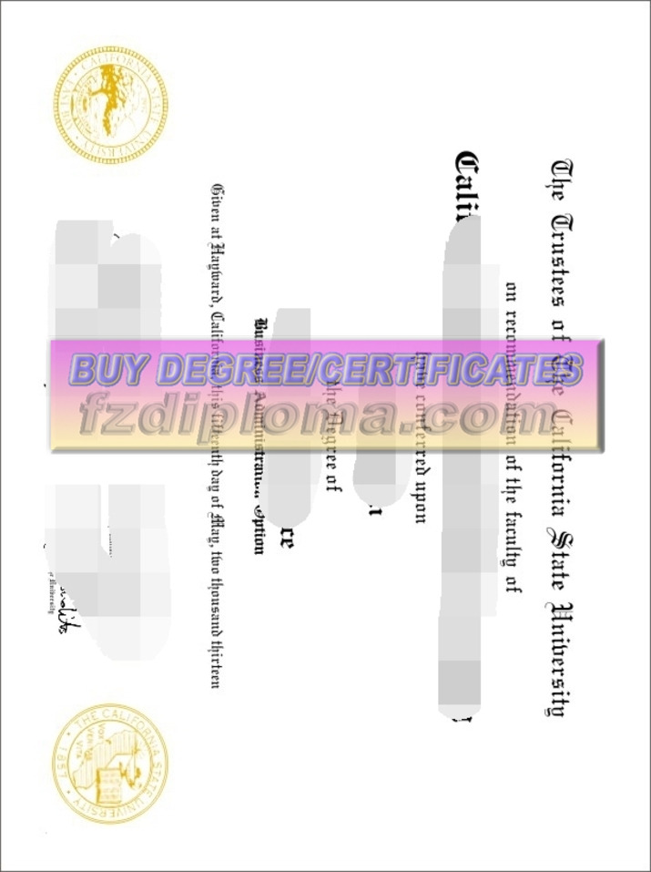 How to Copy California State University, East Bay Degree for Your Resume