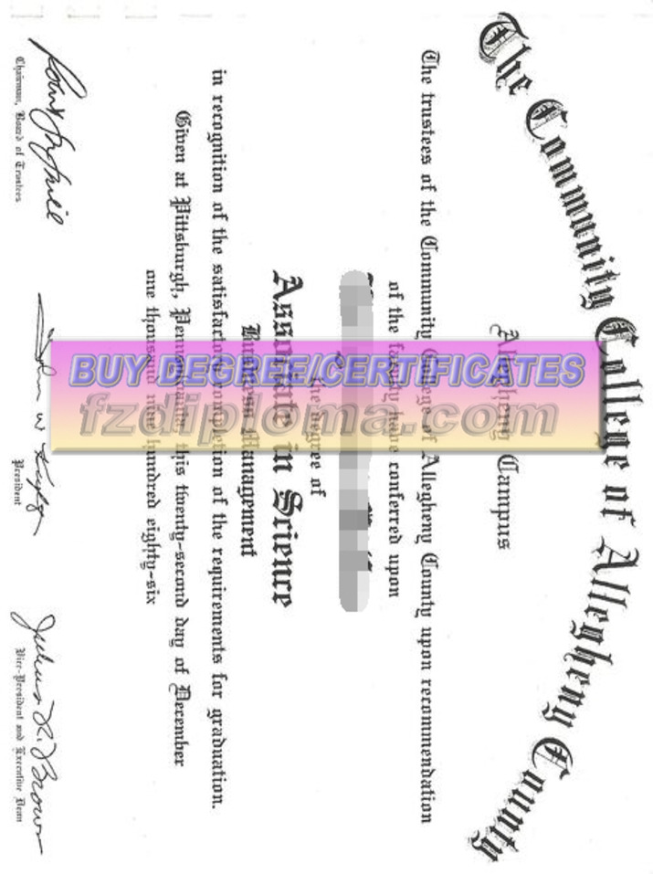 How to Copy Your Community College of Allegheny County Degree: A Step-by-Step Guide