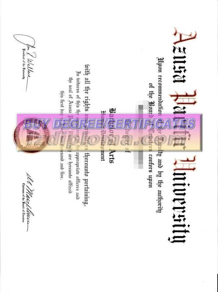 Copying a Fake Azusa Pacific University Diploma: What You Need to Know