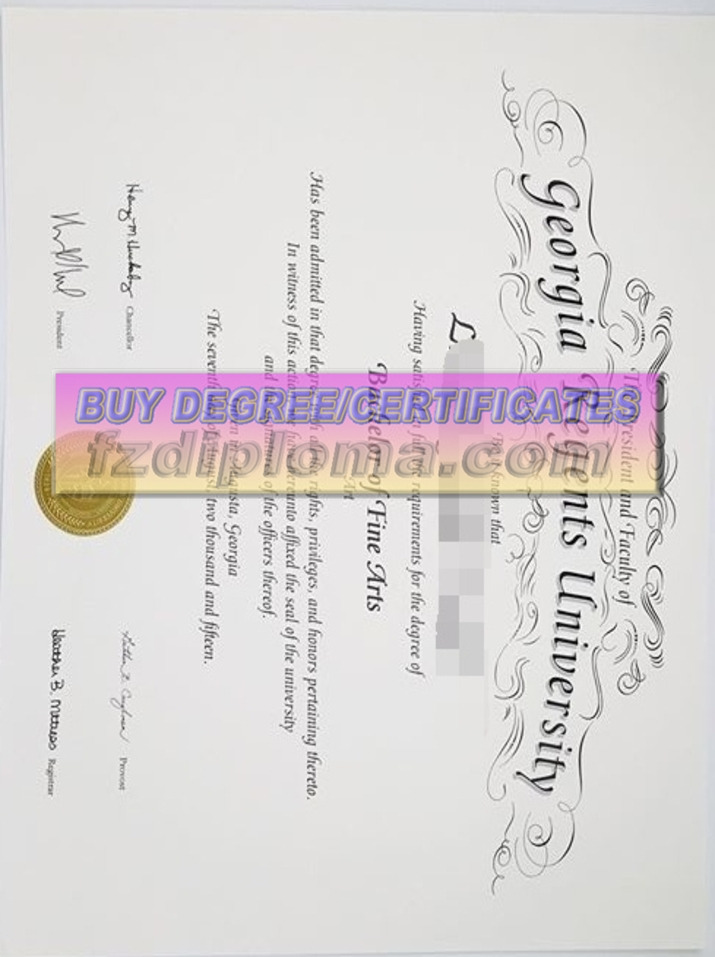 How to Copy a Fake Georgia Regents University Degree: A Step-by-Step Guide