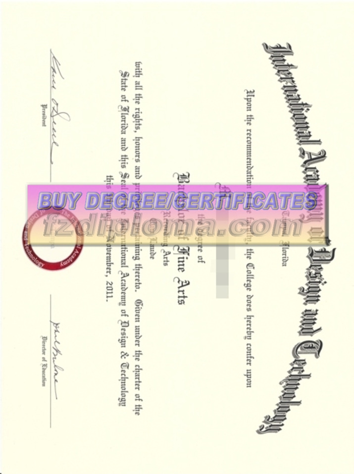 How to Copy, Make Fake Degrees from the International Academy of Design and Technology (Tampa)