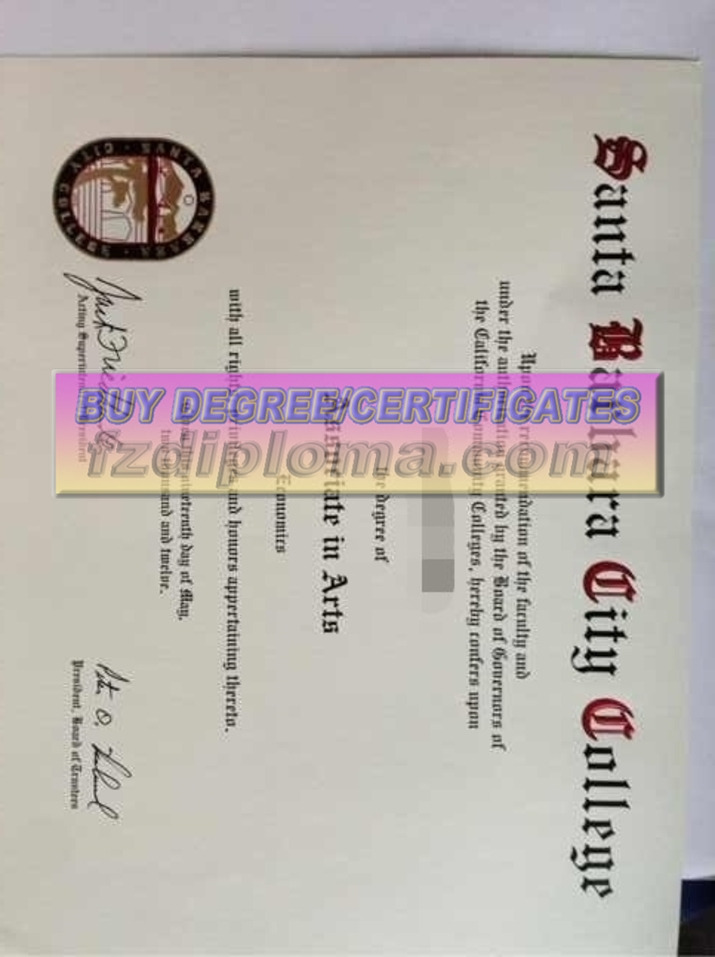 How to Copy a Fake Santa Barbara City College Diploma: A Step-by-Step Guide