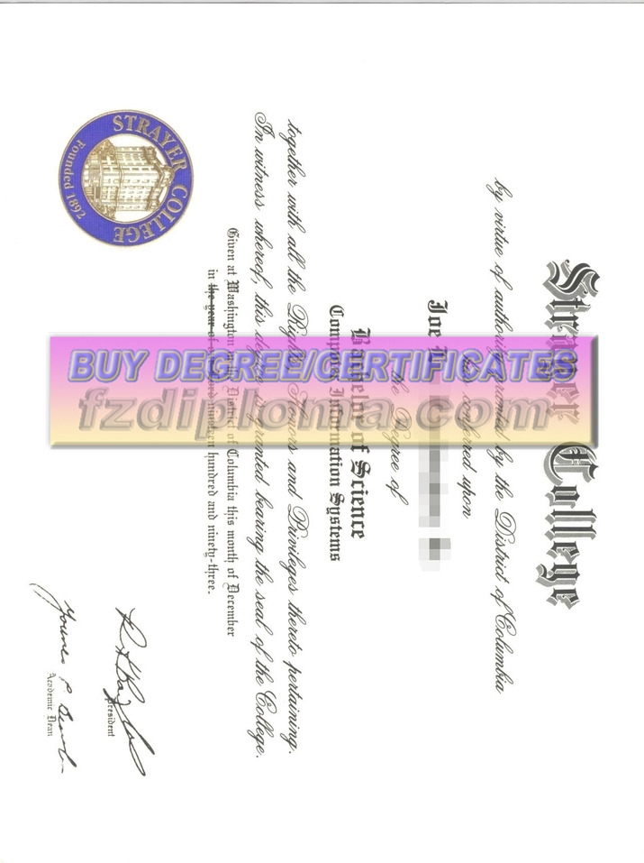 How to Copy a Fake Strayer College Degree: A Step-by-Step Guide