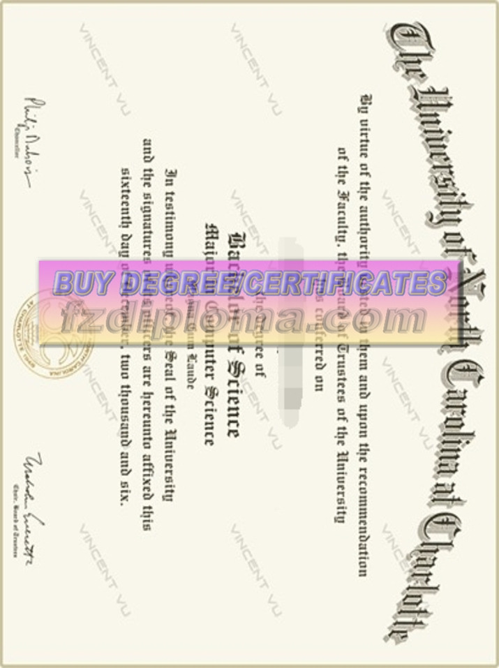 How to Copy a Fake University of North Carolina at Charlotte Diploma: Step-by-Step Guide