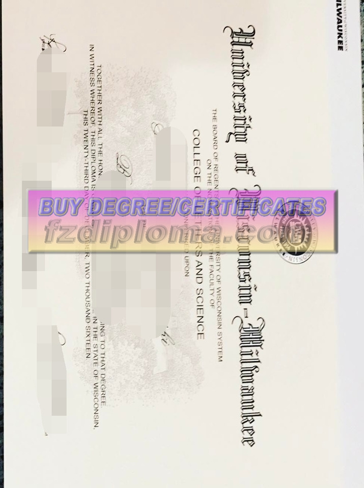 How to Copy a Fake University of Wisconsin Milwaukee Diploma