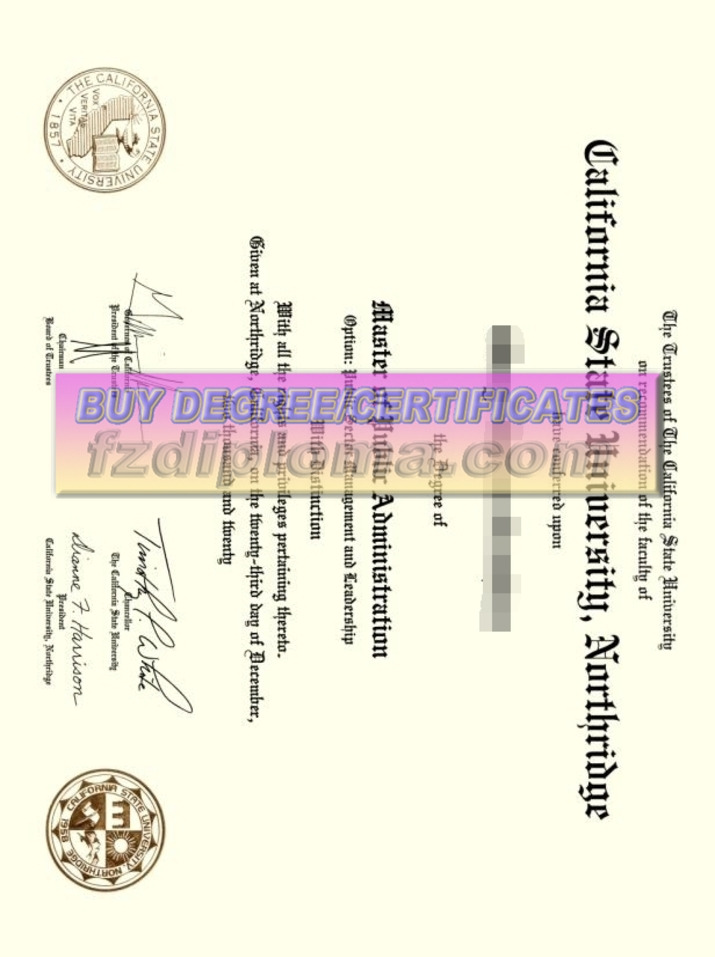 Copy: The Best Website to Buy a Fake California State University, Northridge Degree