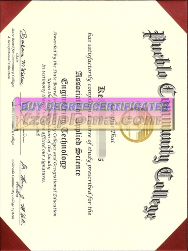 Copy the Steps to Buy a Fake Pueblo Community College Degree