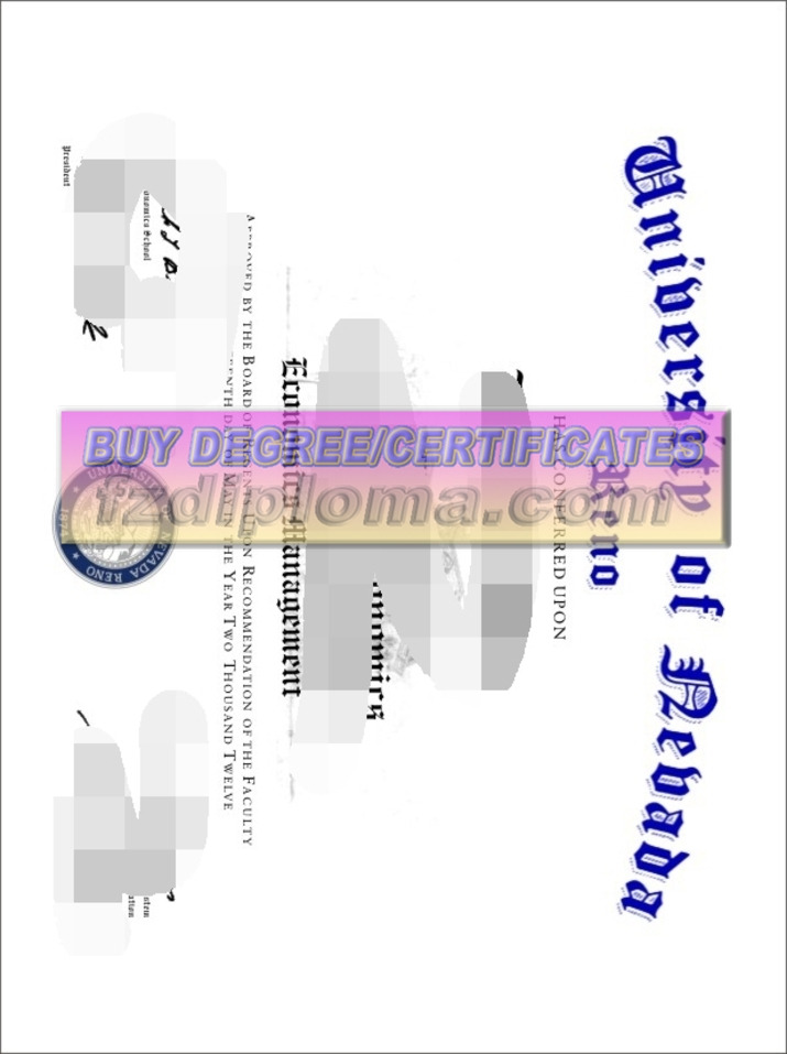 How to Copy the University of Nevada, Reno Diploma: A Step-by-Step Guide