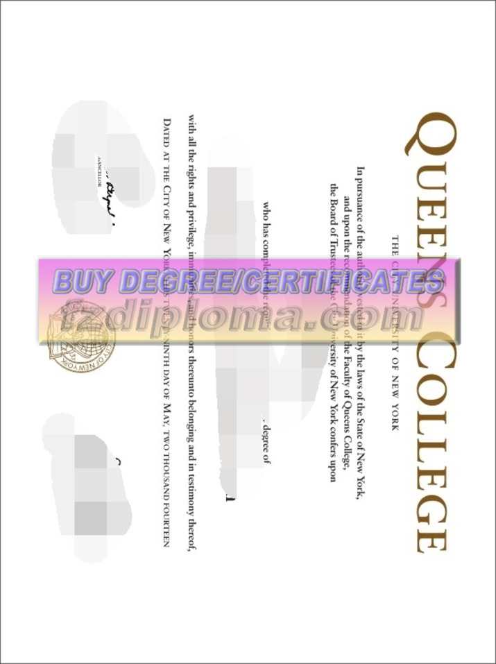 How to Buy a Queen's College, City University of New York Diploma: A Step-by-Step Guide