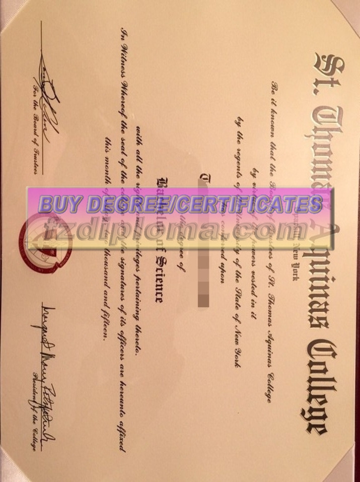 How to Buy and Where to Purchase a Fake Saint Thomas Aquinas College Degree