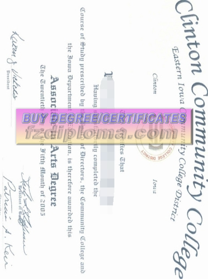 How Fast Can You Get a Fake Clinton Community College Degree?