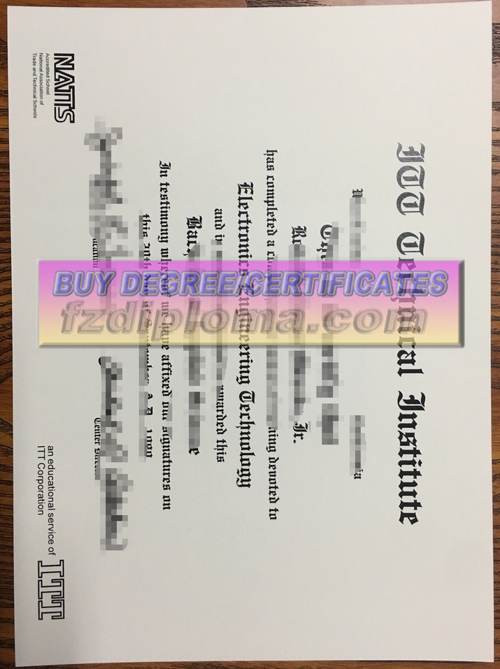 How Fast Can You Get a Fake ITT Technical Institute Diploma?