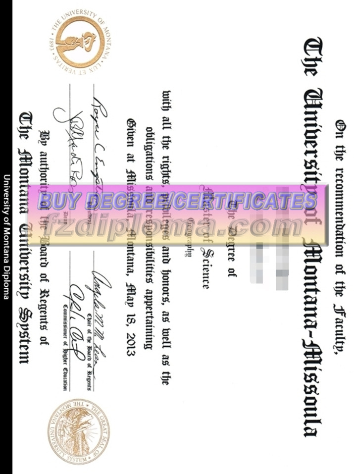 How Fast Can You Get a Fake University of Montana, Missoula Diploma?