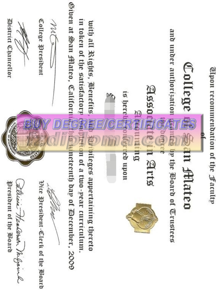 How to Buy a Fake College of San Mateo Diploma: A Step-by-Step Guide