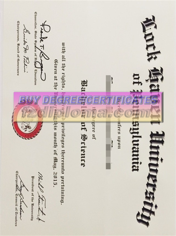 How to Buy a Fake Lock Haven University of Pennsylvania Degree: A Step-by-Step Guide