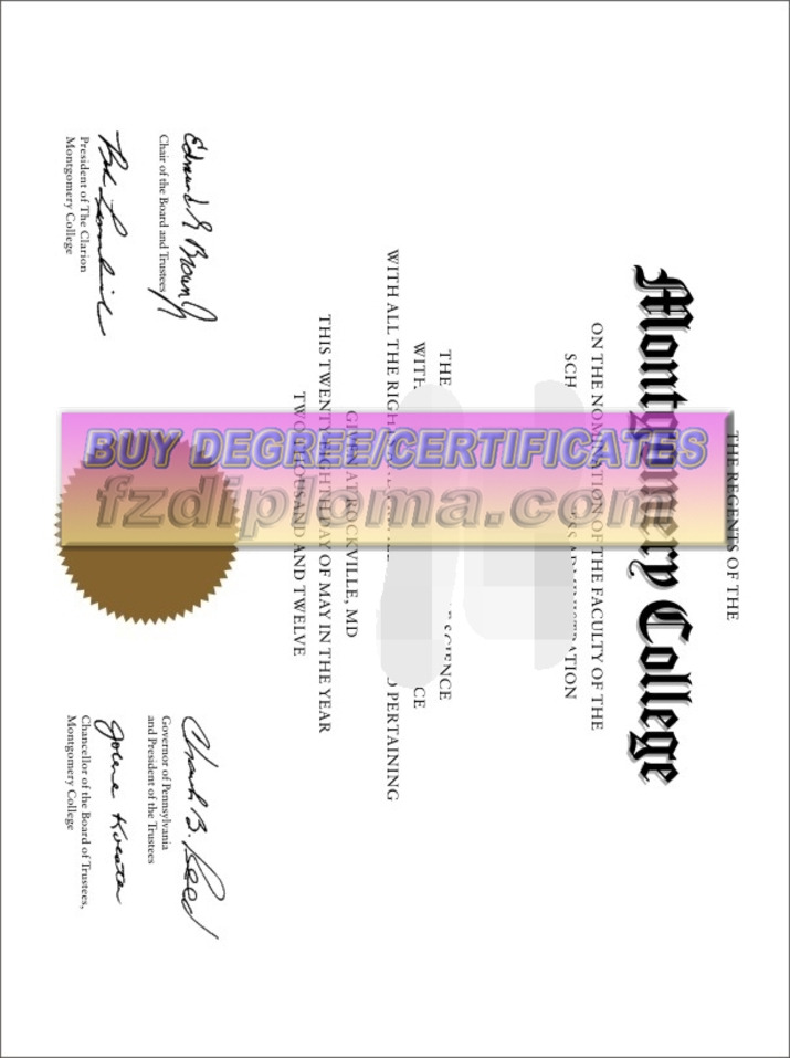How to Buy a Fake Montgomery College Diploma: Step-by-Step Guide