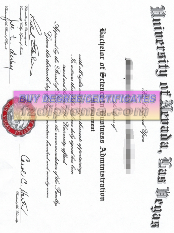 How to Buy a Fake University of Nevada, Las Vegas Diploma: A Step-by-Step Guide