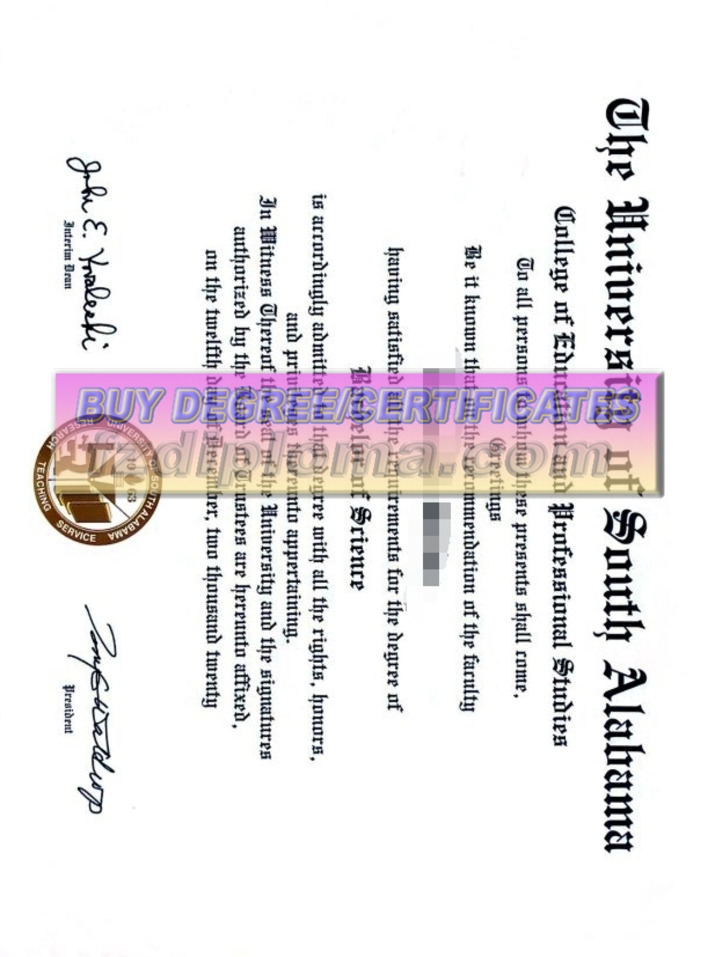 How to Buy a Fake University of South Alabama Degree: A Step-by-Step Guide