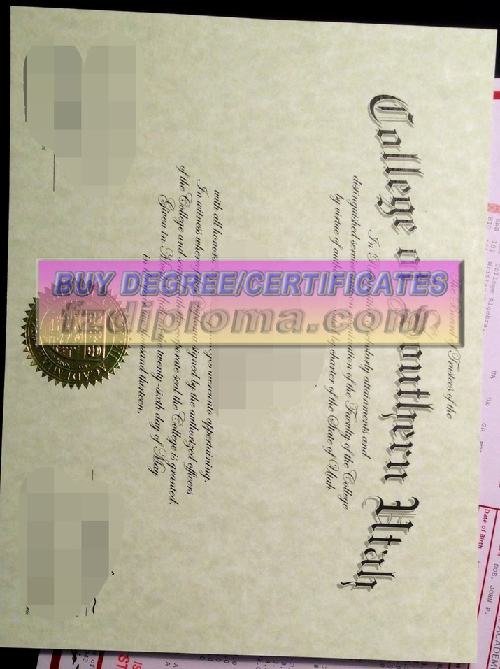 How to Buy a Fake College of Southern Utah Degree: Where to Order and What to Look For