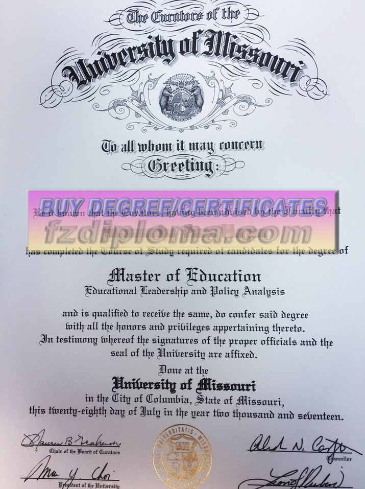 How to Buy a Fake University of Missouri-Columbia Degree: Where to Purchase and What to Look For
