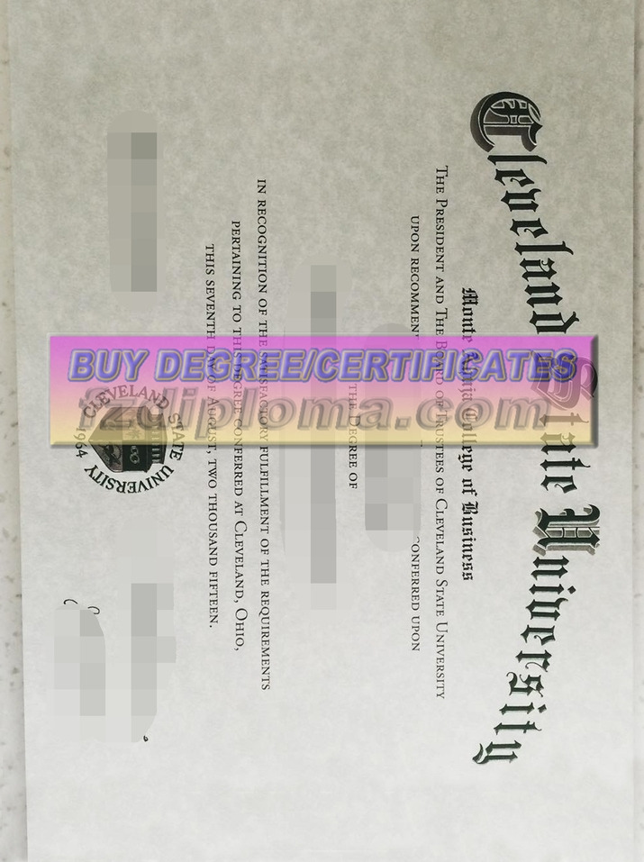 How to Buy a Fake Cleveland State University Degree: Step-by-Step Guide