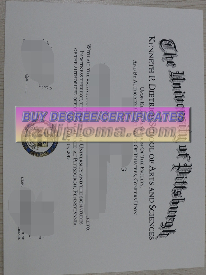 How to Buy a Phony University of Pittsburgh Diploma: A Step-by-Step Guide