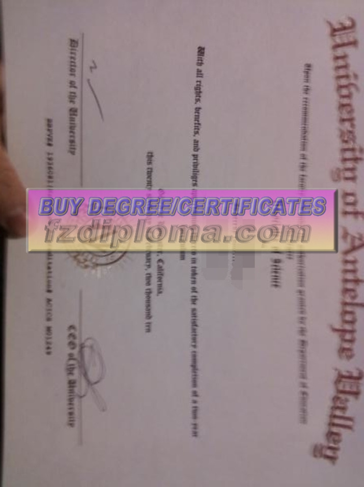 How to Buy Phony: Where to Purchase Fake University of Antelope Valley Diploma