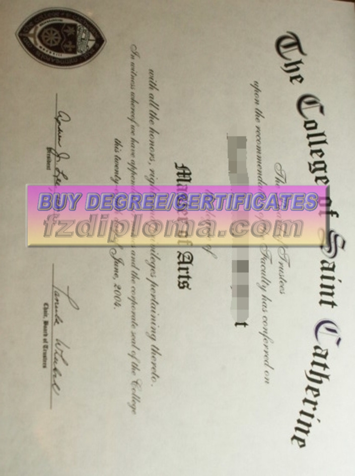 How to Create a Fake Diploma from the College of St. Catherine