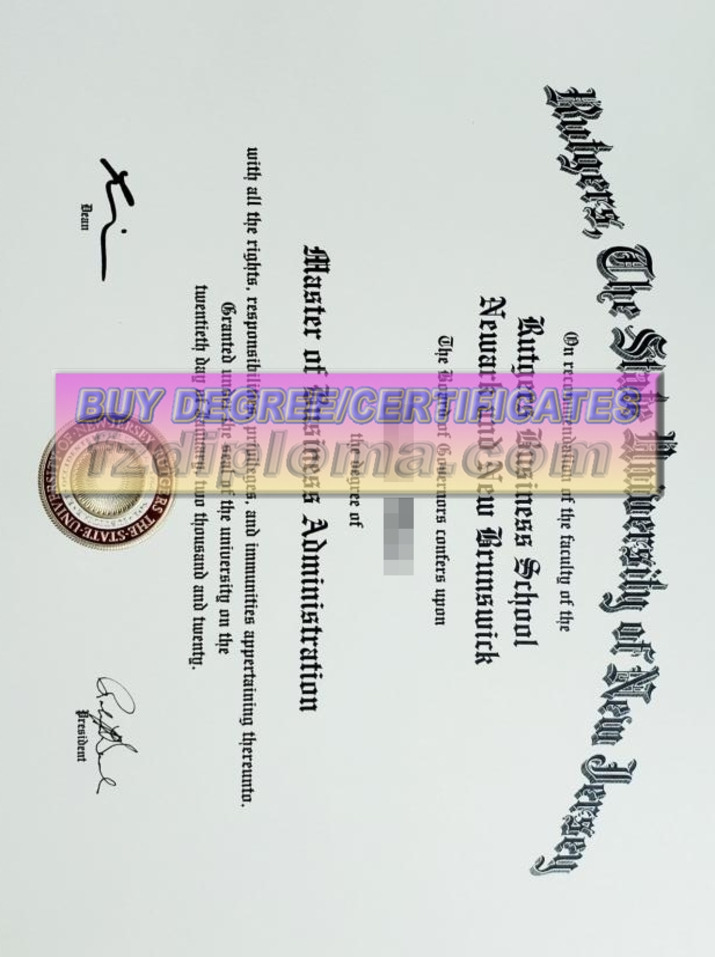 How to Create a Fake The State University of New Jersey Degree