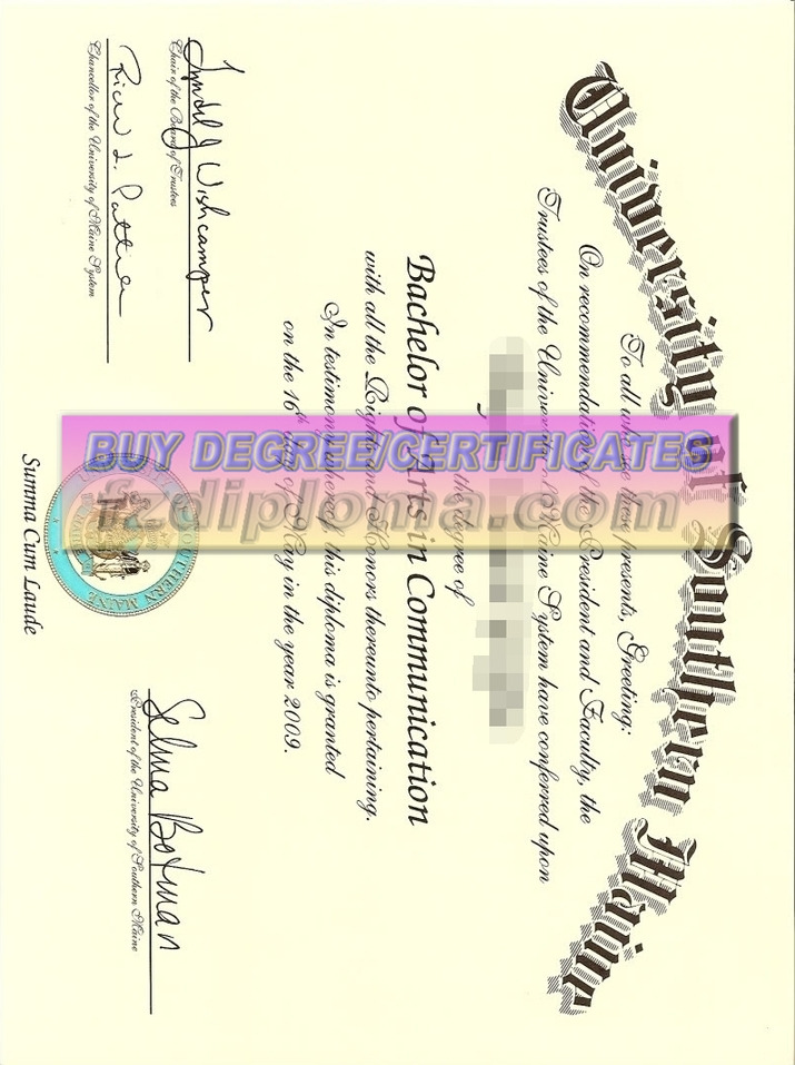 How to Create a Fake University of Southern Maine Diploma: A Step-by-Step Guide