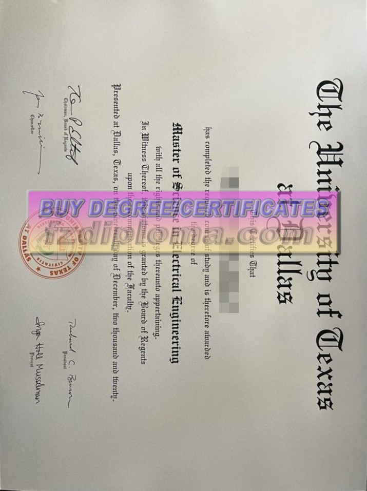 How to Create a Fake University of Texas at Dallas Diploma: Step-by-Step Guide