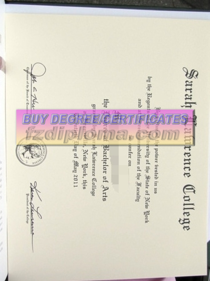 How to Create and Where to Purchase a Fake Sarah Lawrence College Degree