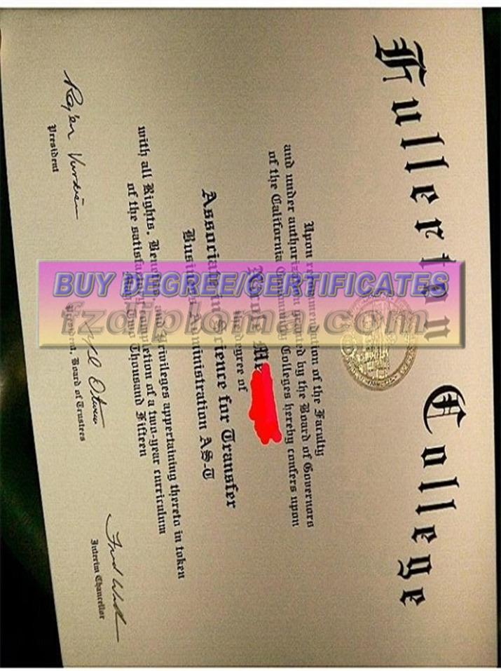 How to Order a Fake Fullerton College Degree: A Step-by-Step Guide