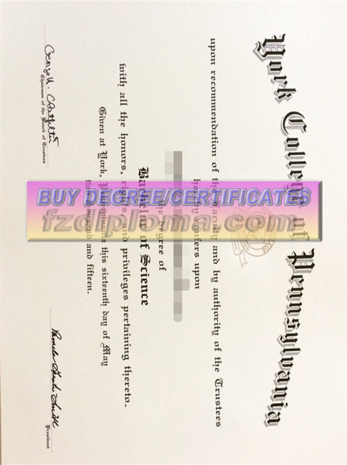 How to Order a Fake York College of Pennsylvania Degree: A Step-by-Step Guide