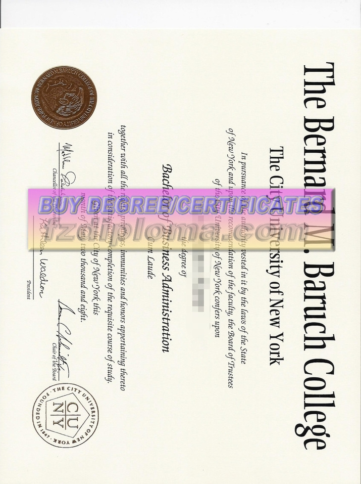 How to Purchase a Fake CUNY Bernard M. Baruch College Diploma: A Step-by-Step Guide