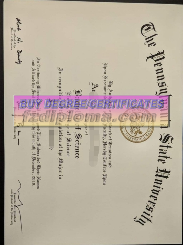 How to Purchase a Fake Pennsylvania State University Degree: A Step-by-Step Guide