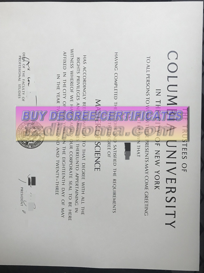 How to Purchase Fake Columbia University in the City of New York Degree: The Best Website