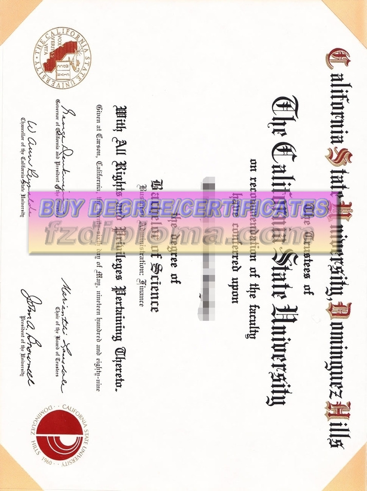 How to Purchase a Fake California State University, Dominguez Hills Diploma: Where to Order