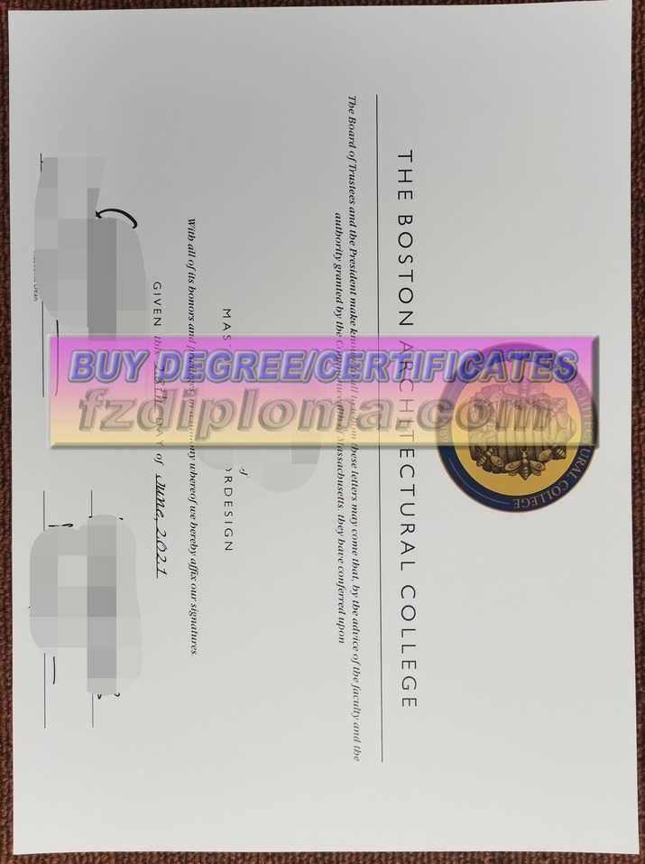 Is It Possible to Buy a Fake Replica of a Boston Architectural College Degree?