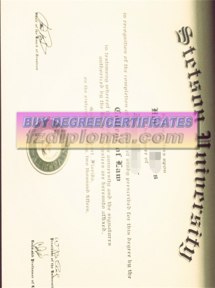 Is It Possible to Buy a Fake Stetson University Degree?