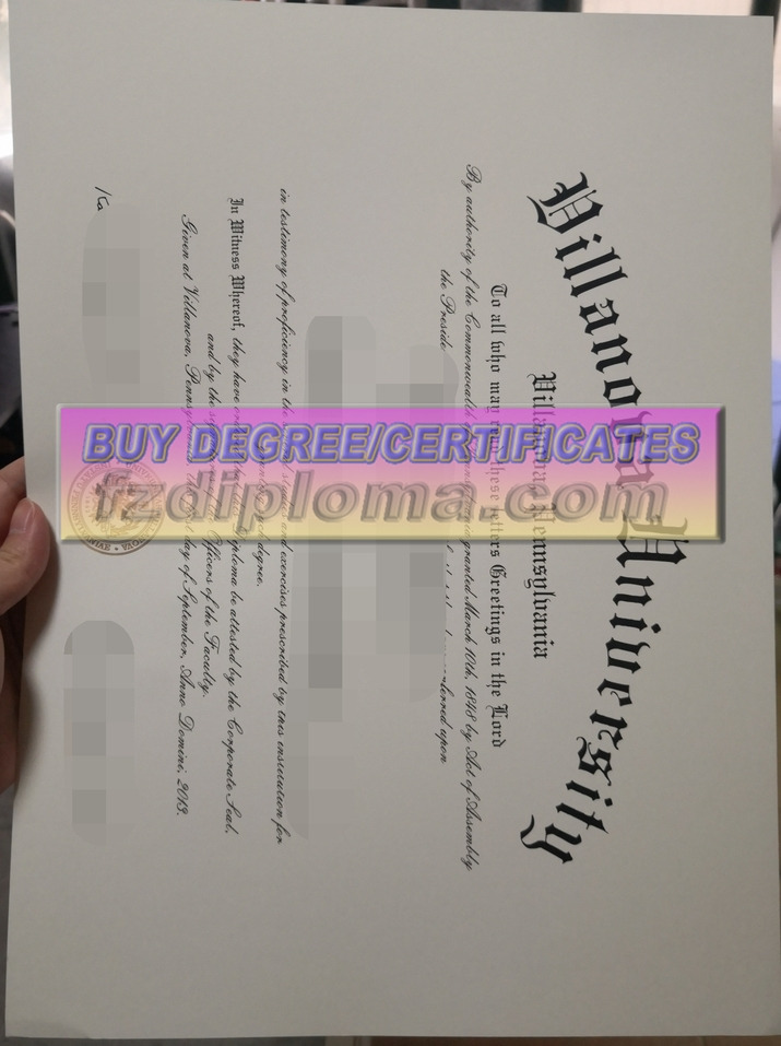 Is It Possible to Buy a Fake Villanova University Diploma?