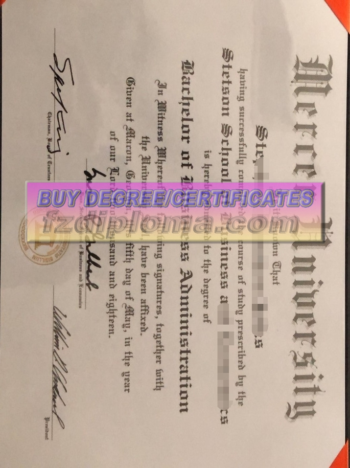 Ordering Mercer University Degrees: Navigating Academic Credentials