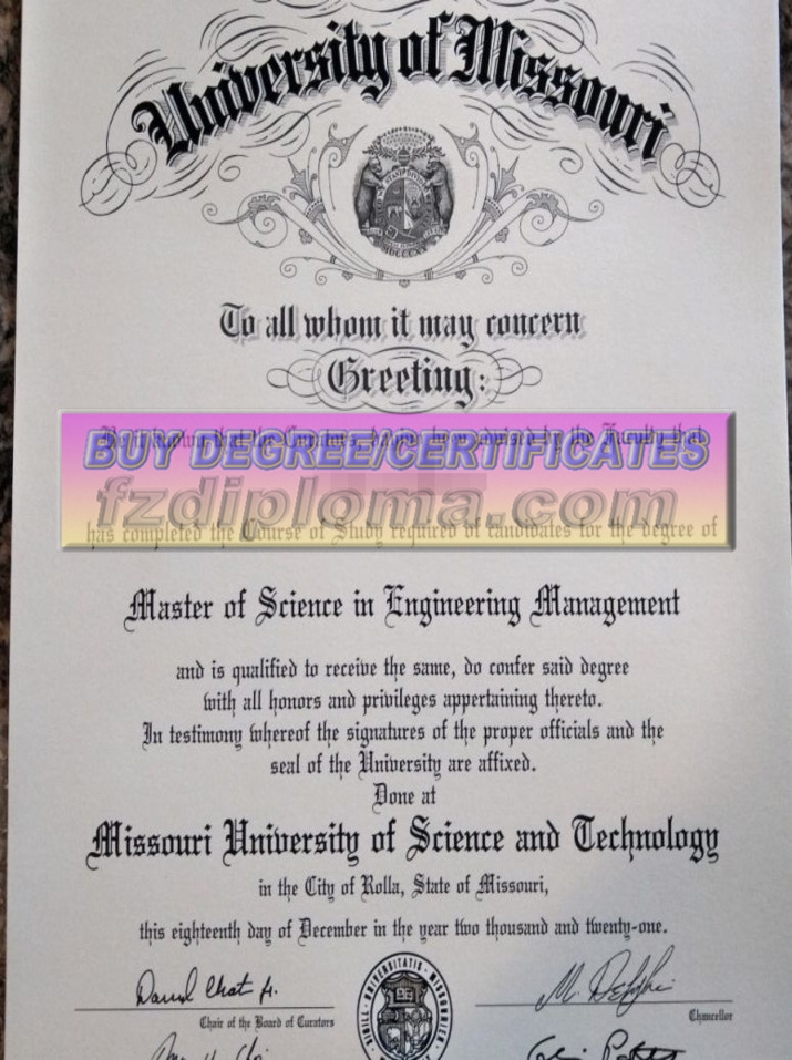 Purchase Fake Missouri University of Science and Technology Degree: What You Need to Know